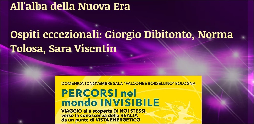 Conferencia Norma Tolosa en Congreso Mundo Invisible Italia Noviembre 2017